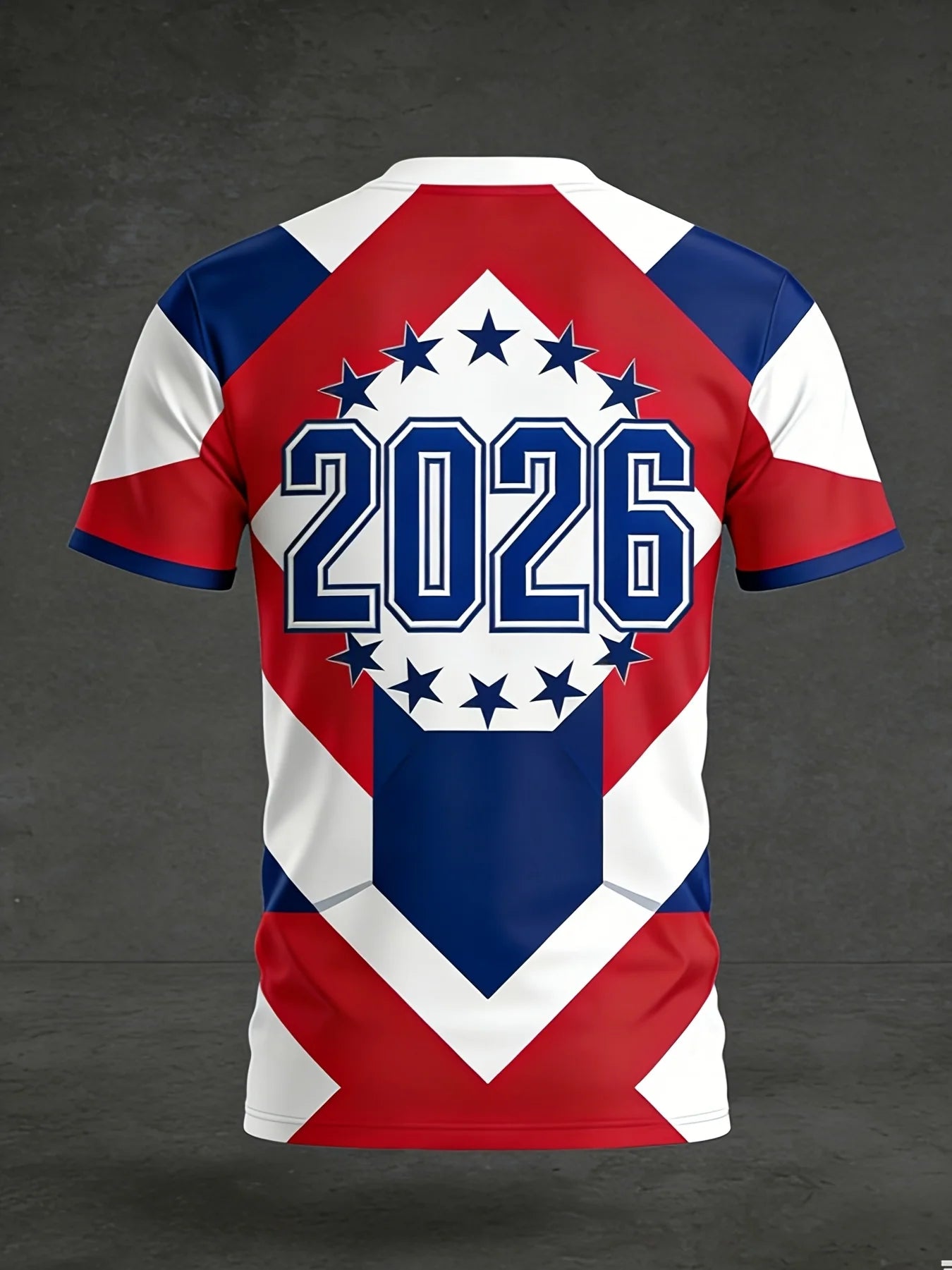 2026 USA Soccer T Shirt 3D Print American Flag Football Jersey Men's Casual Breathable Sport Tee Tops Fan Gift