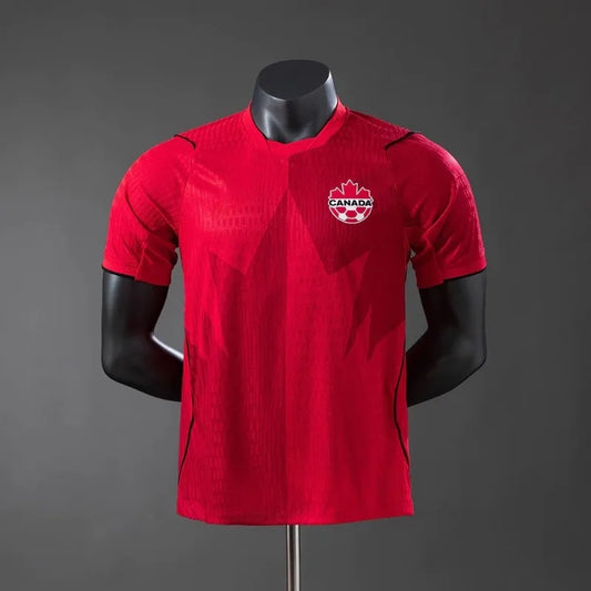 2026 New Canada National Team 26-27 Home Jersey, Y2K Unisex Breathable and Sweat-wicking Short-Sleeve Sports T-Shirt