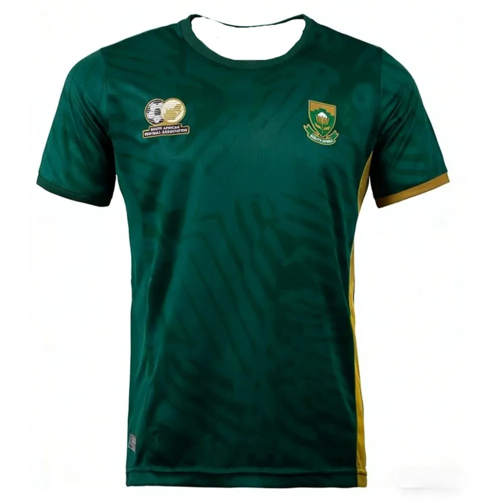 New South African National Football Jersey Adults and Children Breathable Fast Drying Lightweight Sports T-shirt Family Kids Tee